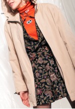 Vintage Windbreaker 90s Oversized Parka Coat in Beige