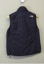 Vintage Puffer Gilet Black Zip Up With Logo