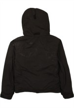 Vintage Premium 90's Windbreaker Hooded Full Zip Up Black
